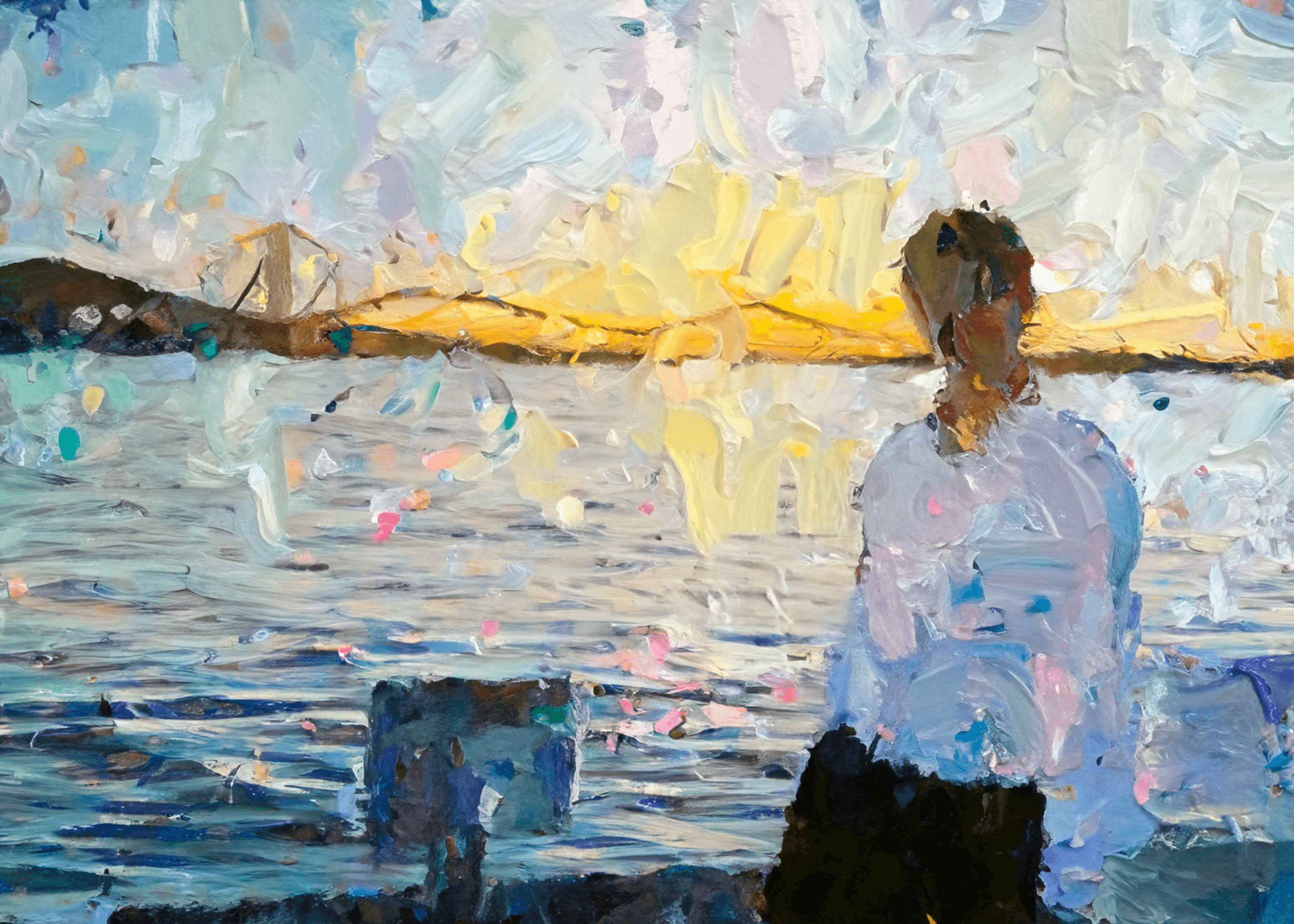 Oil painting of Jesper 